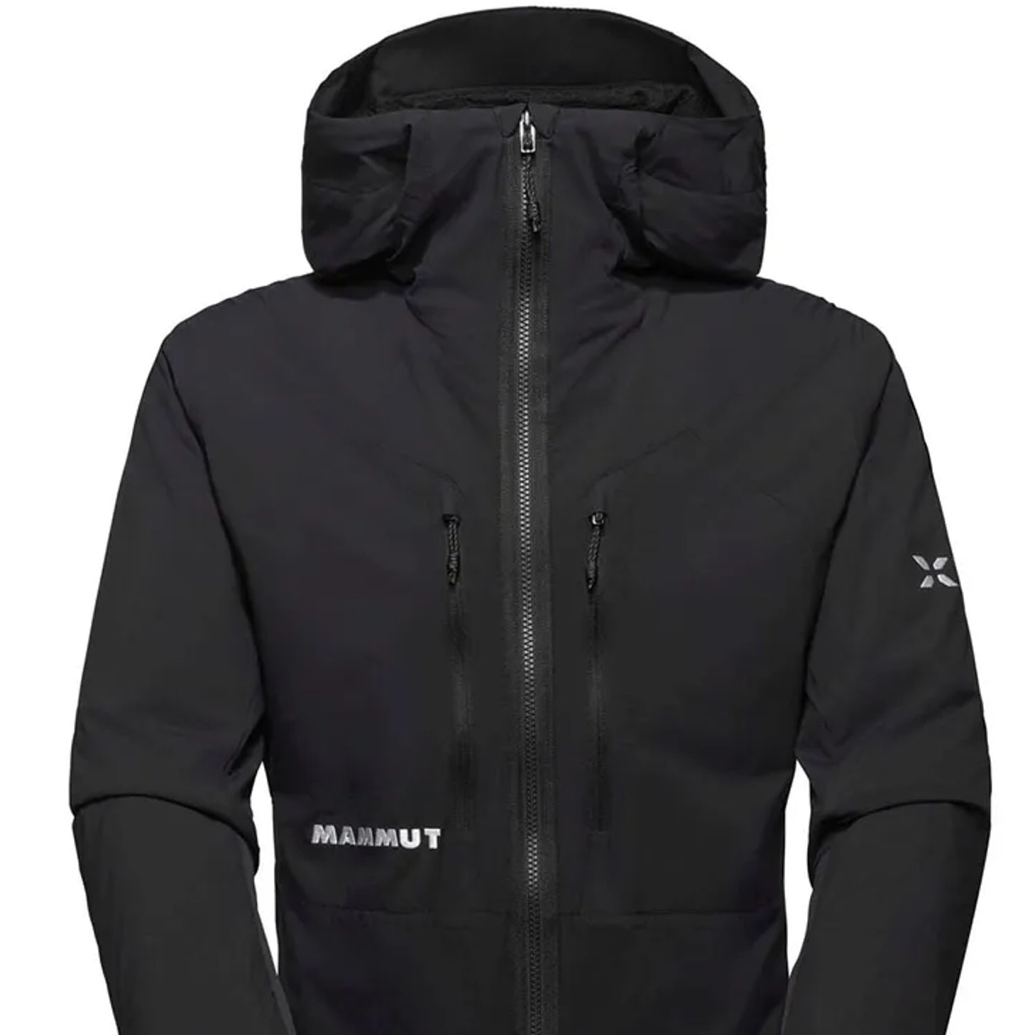 Mammut Men's Eiger Nordwand IN Flex Air Hooded Jacket in Black