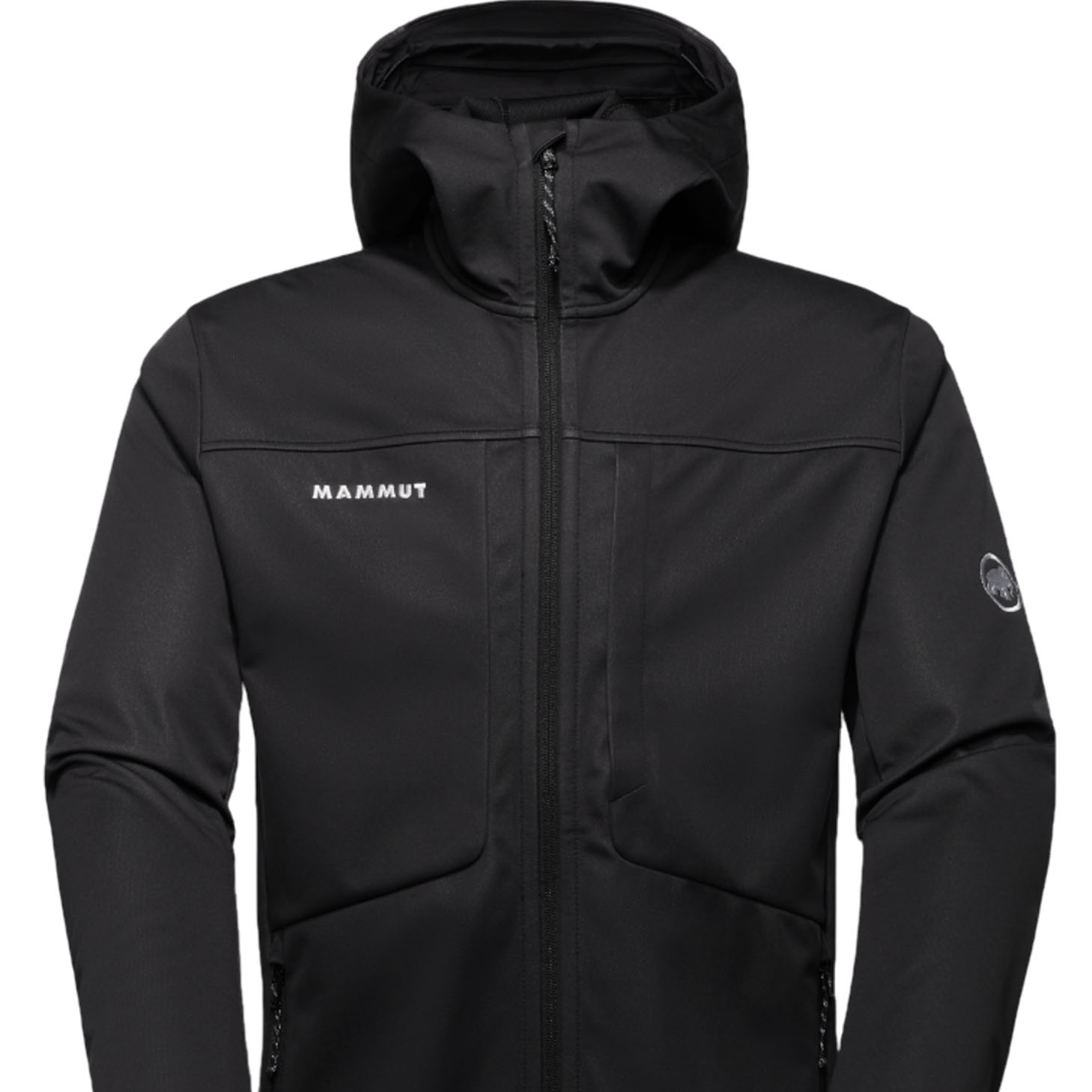 Mammut Men's Ultimate VIII SO Hooded Jacket in Black